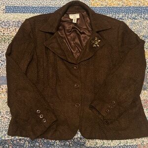 Covington Tweed Blazer Cute Details 💕